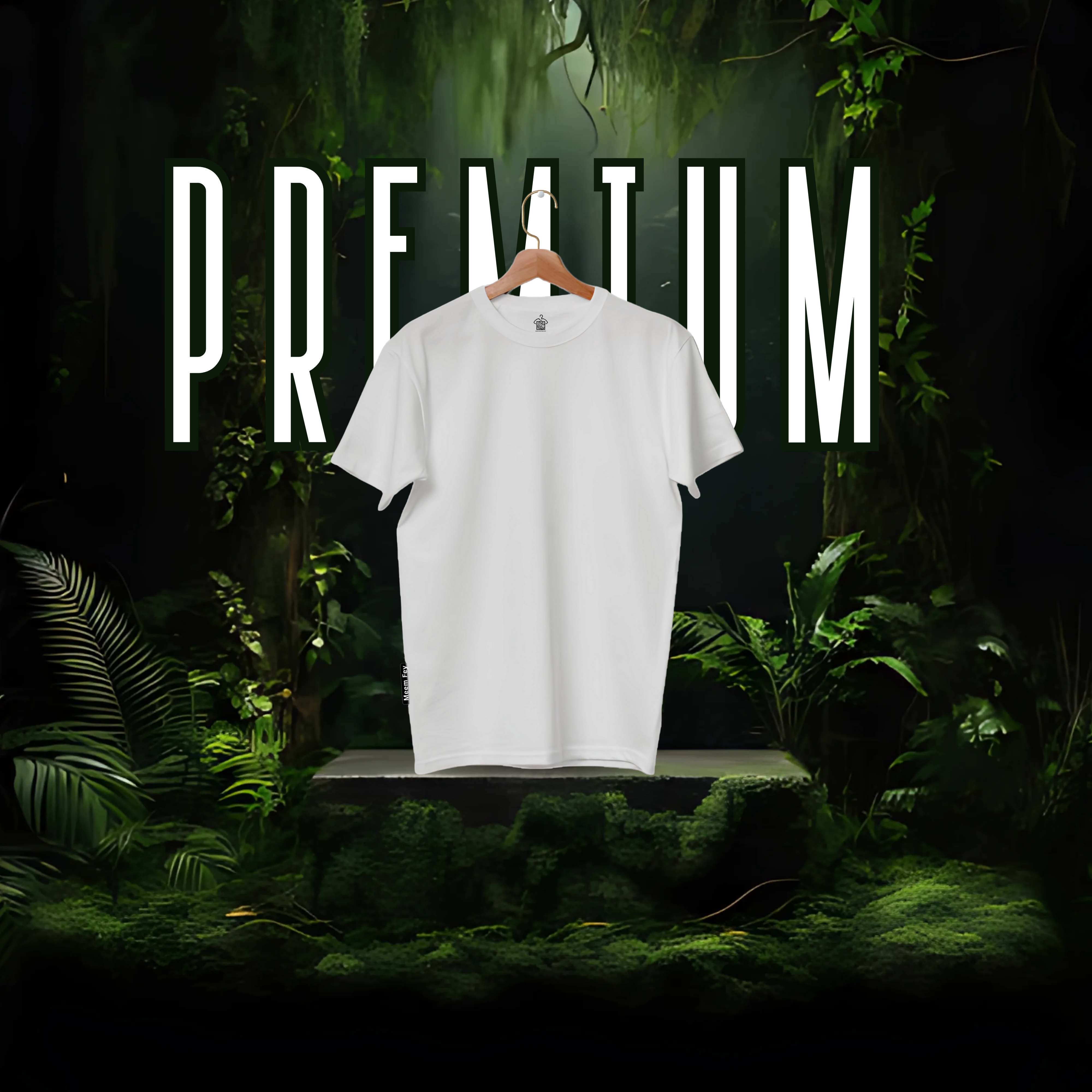 White Round Neck T-Shirt