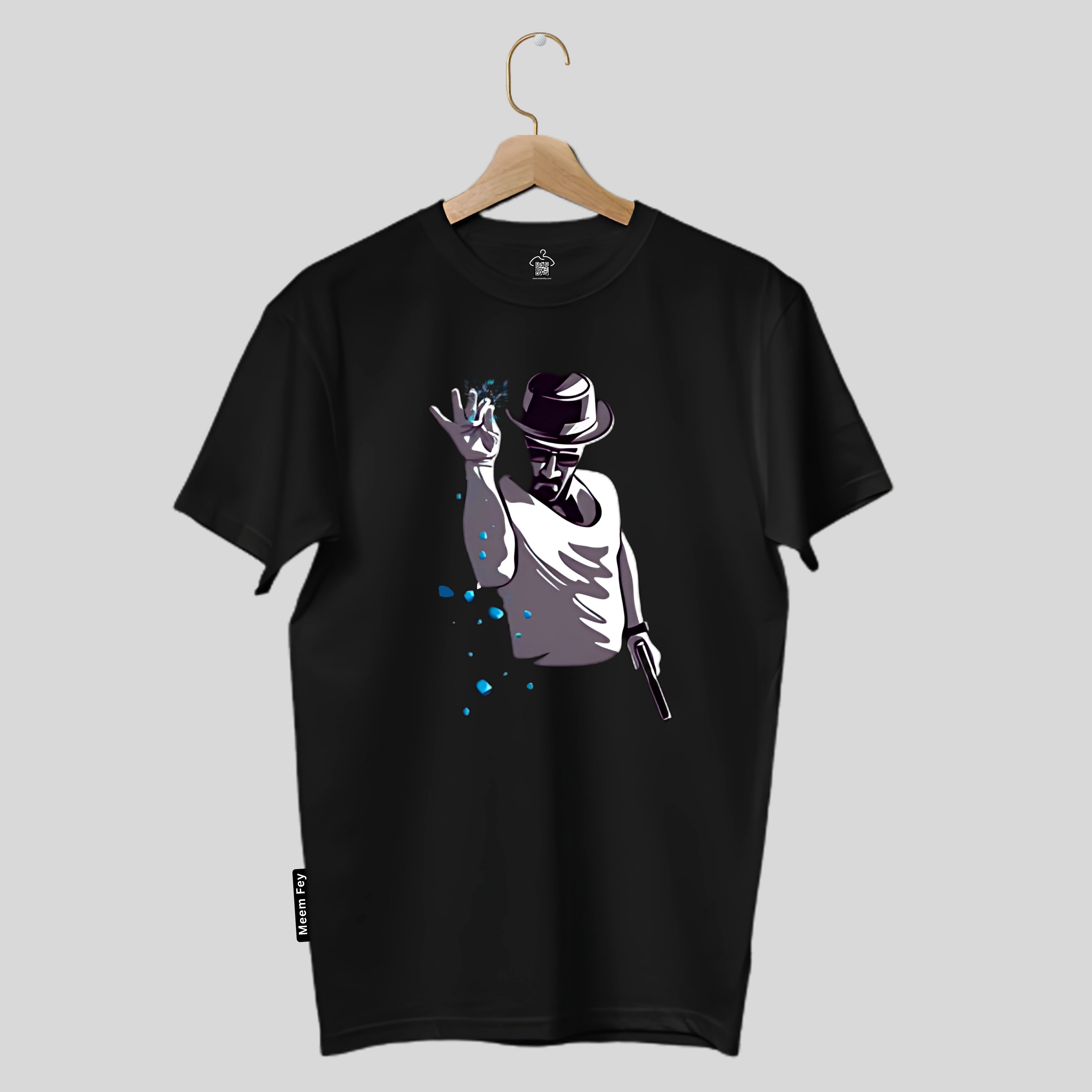 Walter White Print Round Neck T-Shirt