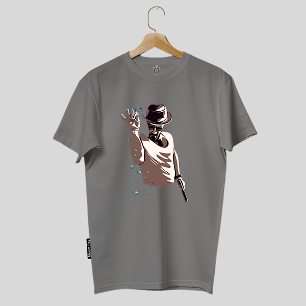 Walter White Print Round Neck T-Shirt