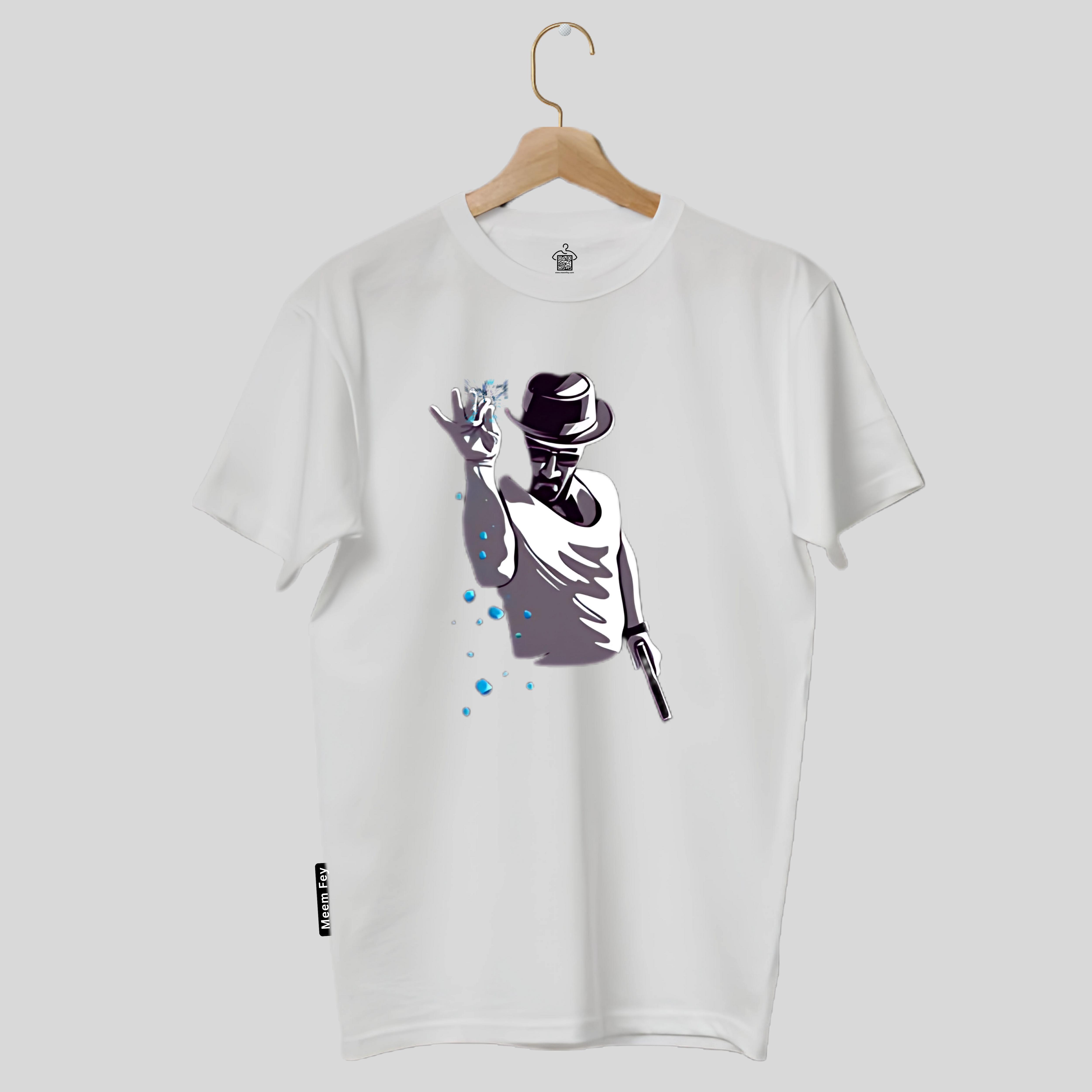 Walter White Print Round Neck T-Shirt