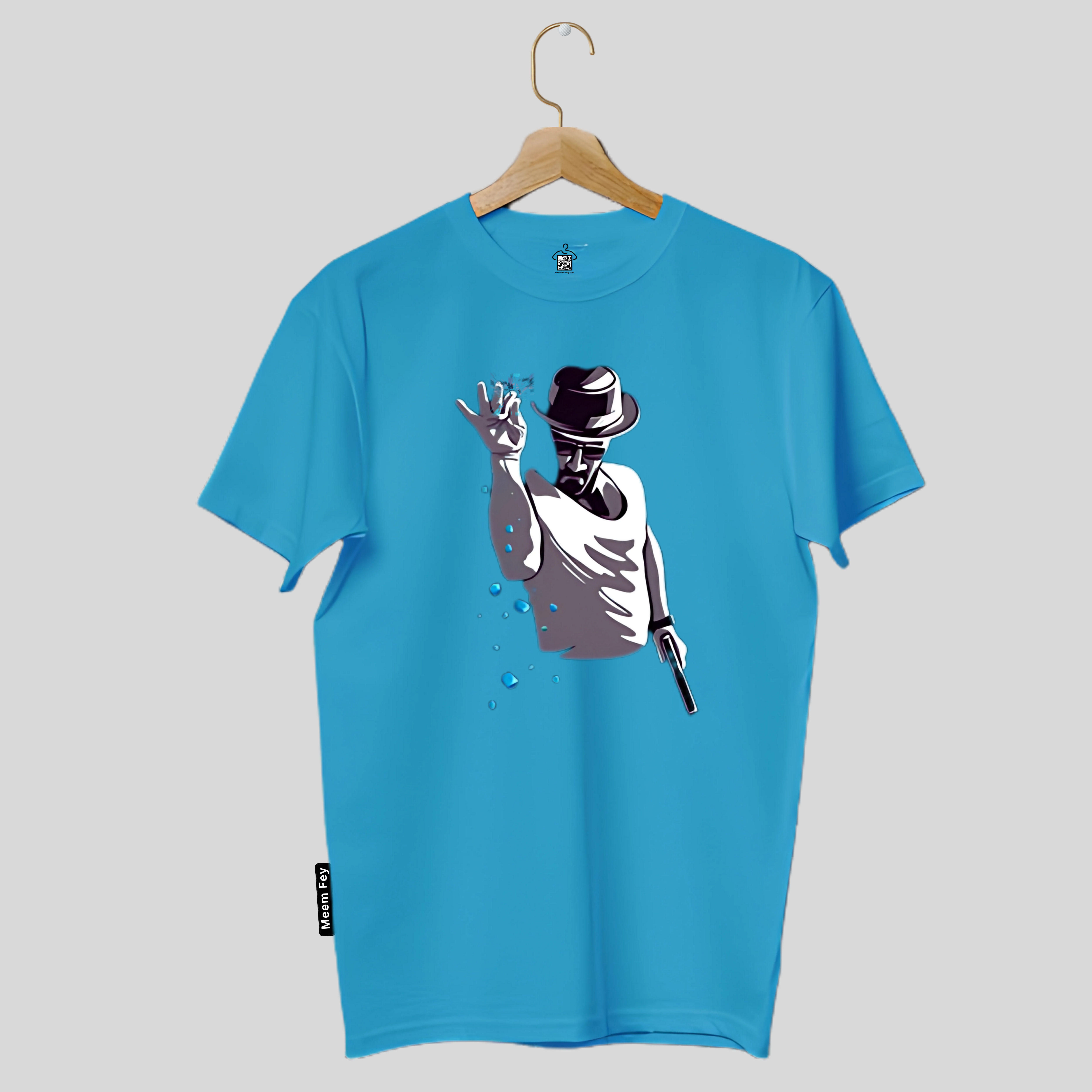 Walter White Print Round Neck T-Shirt