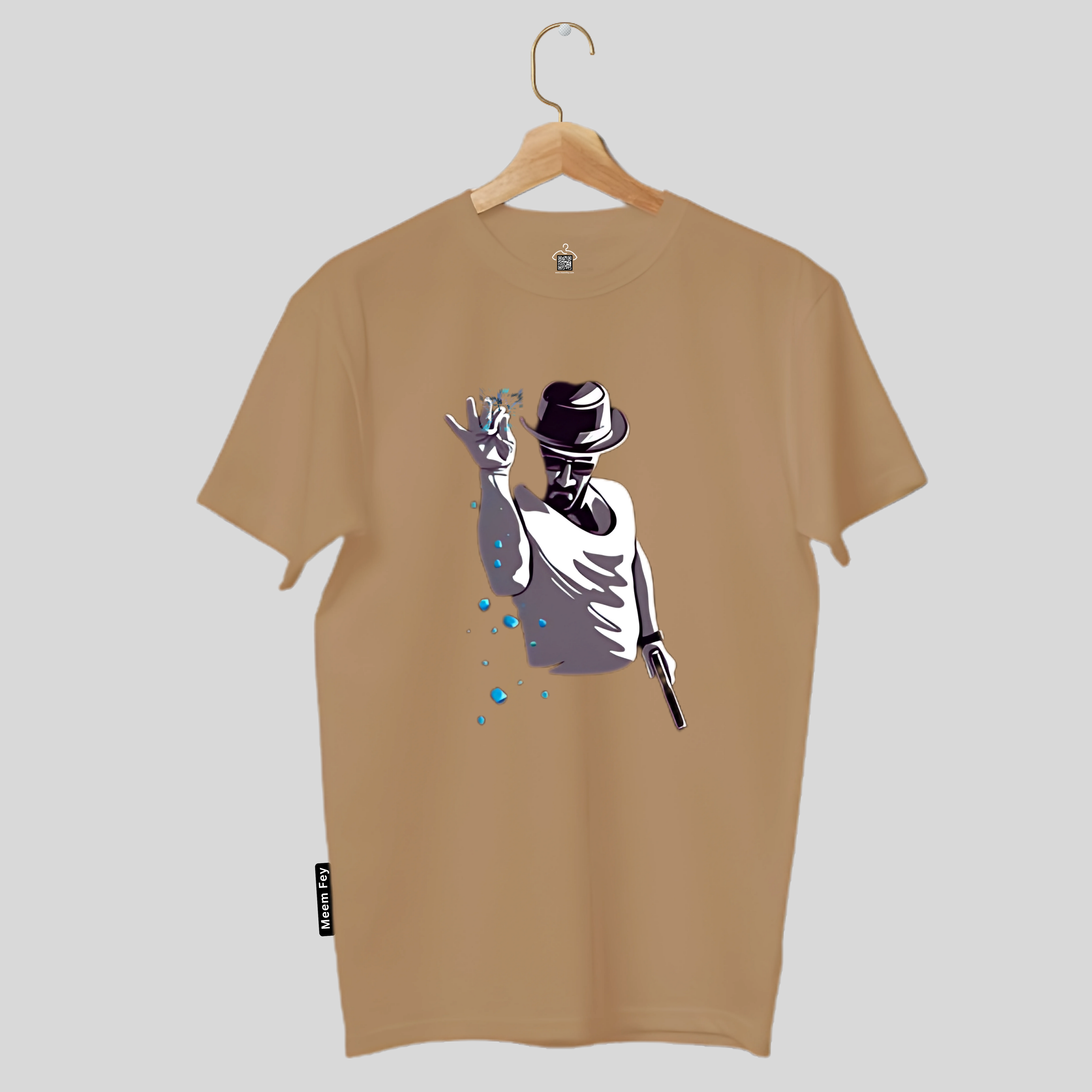 Walter White Print Round Neck T-Shirt