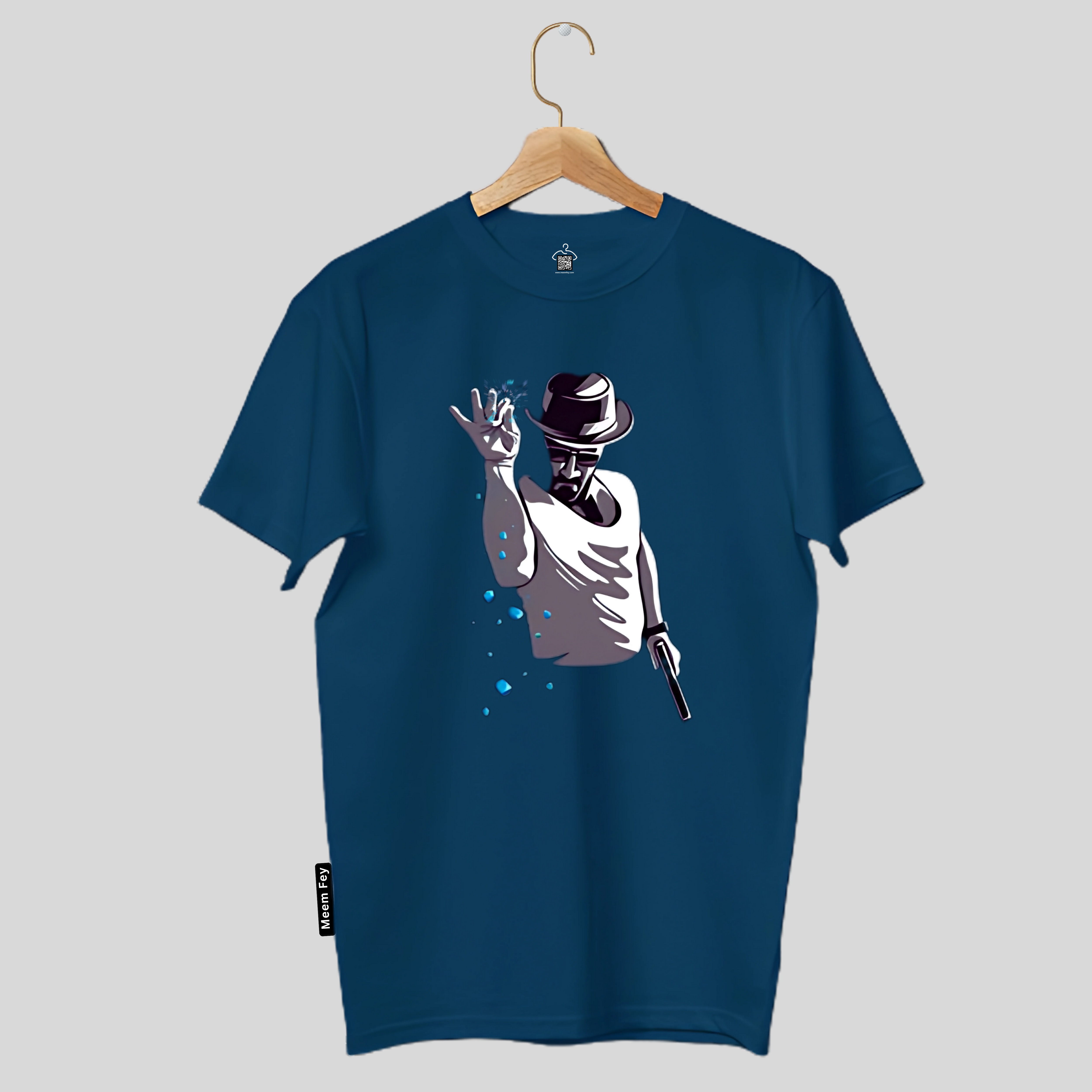 Walter White Print Round Neck T-Shirt