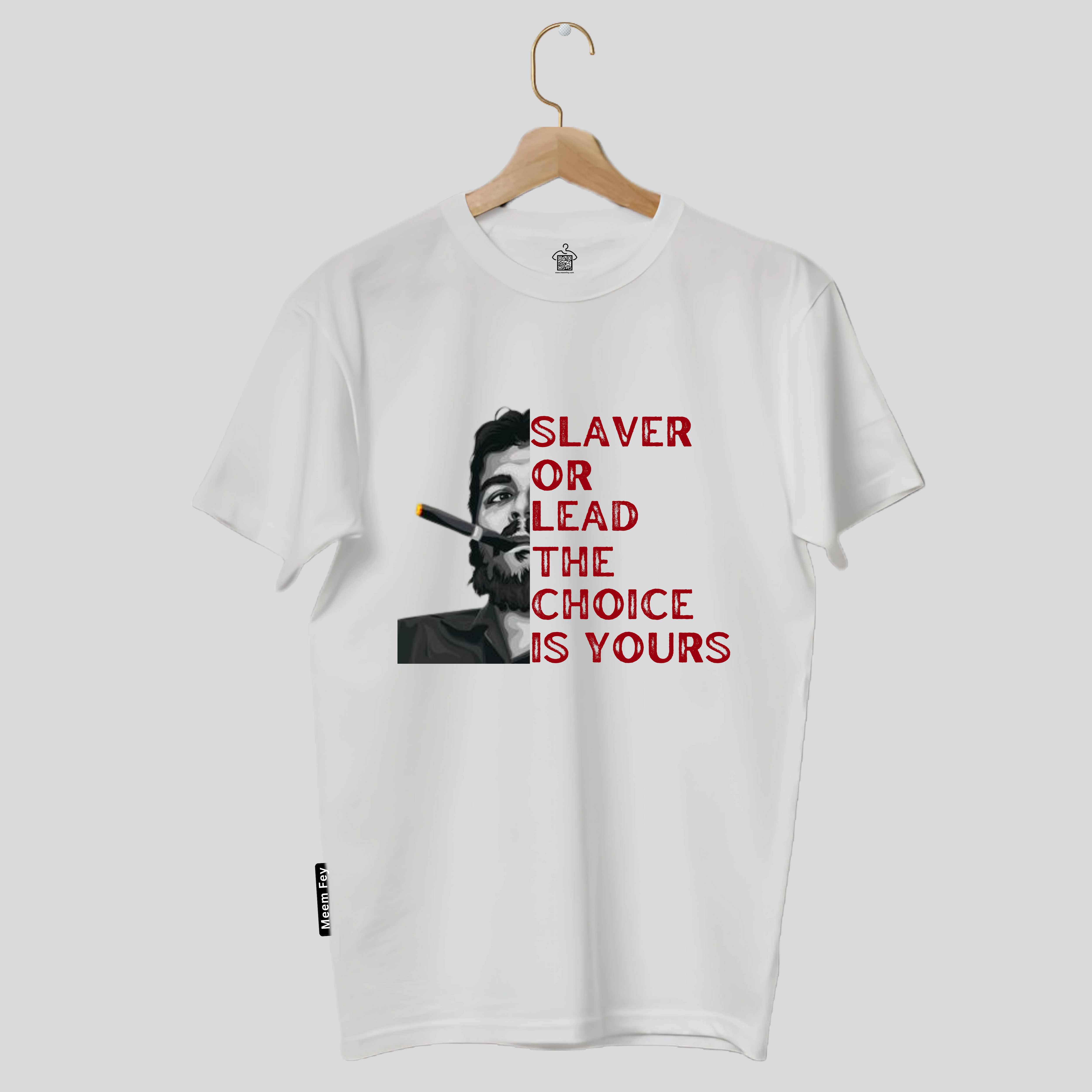 Che Guevara Print Round Neck T-Shirt