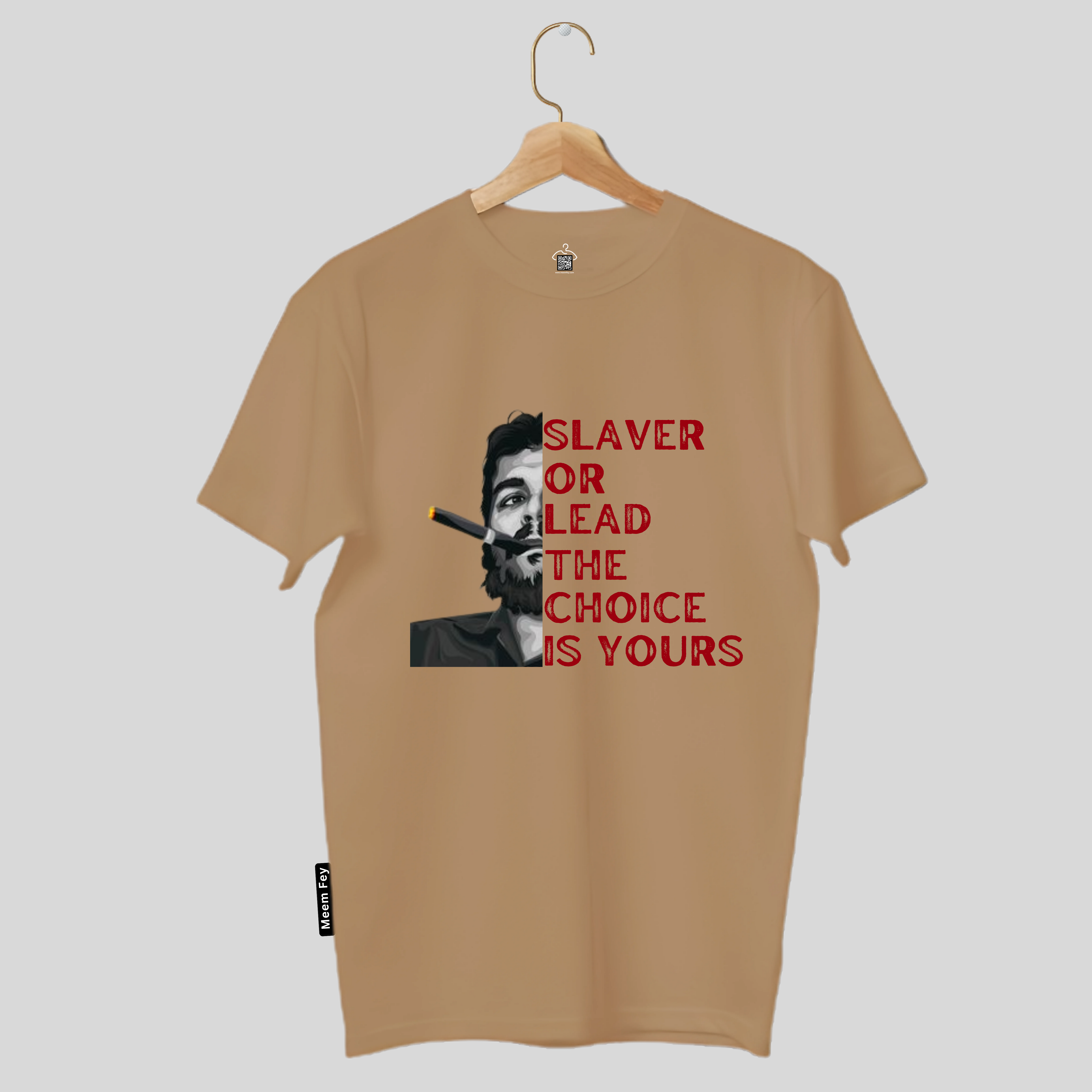 Che Guevara Print Round Neck T-Shirt