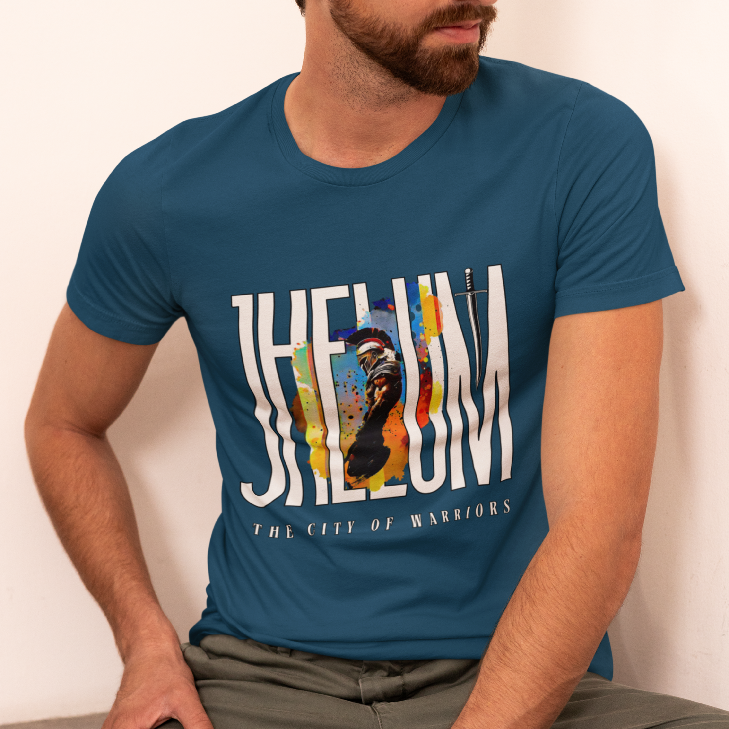 Jhelum Print Round Neck T-Shirt