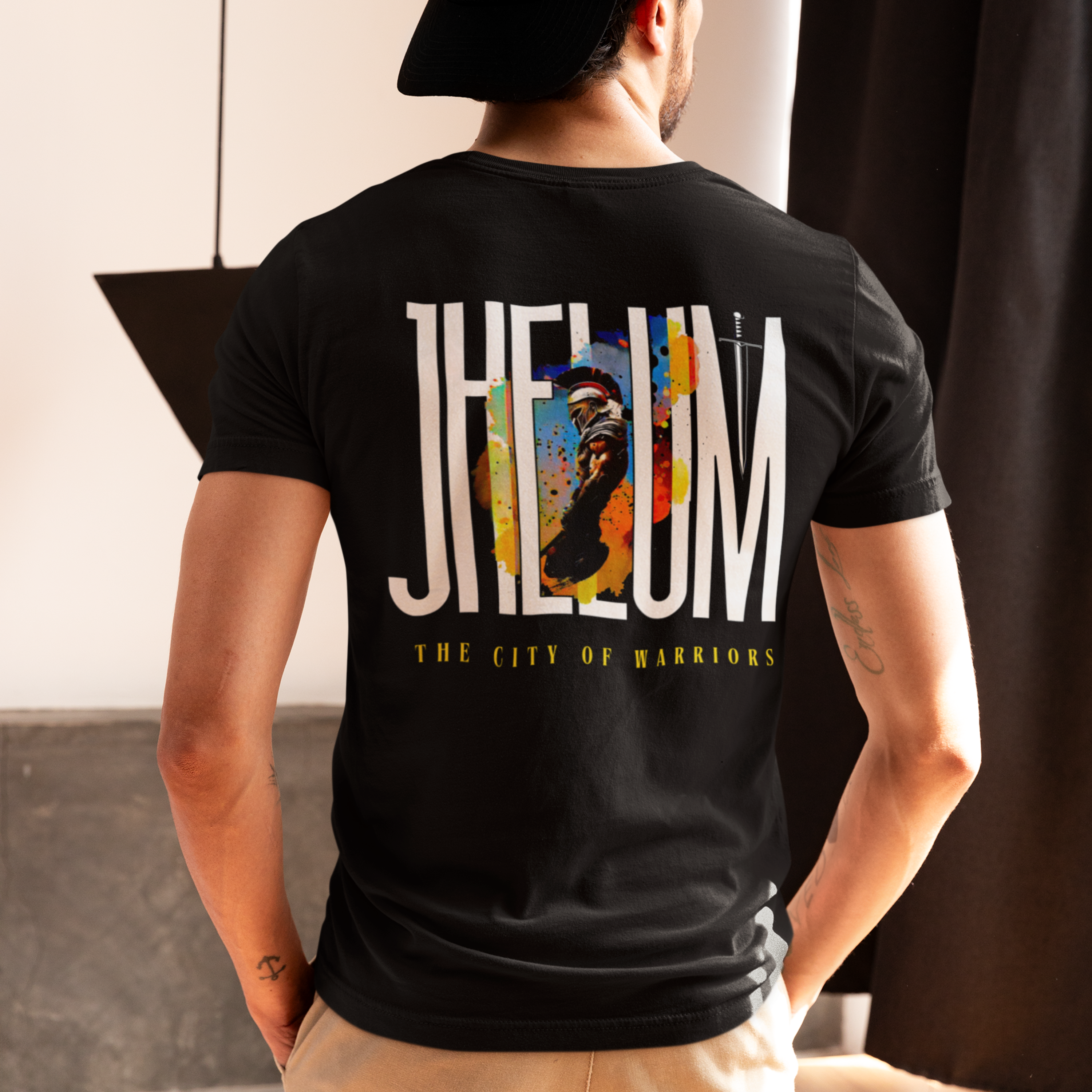 Jhelum Print Round Neck T-Shirt