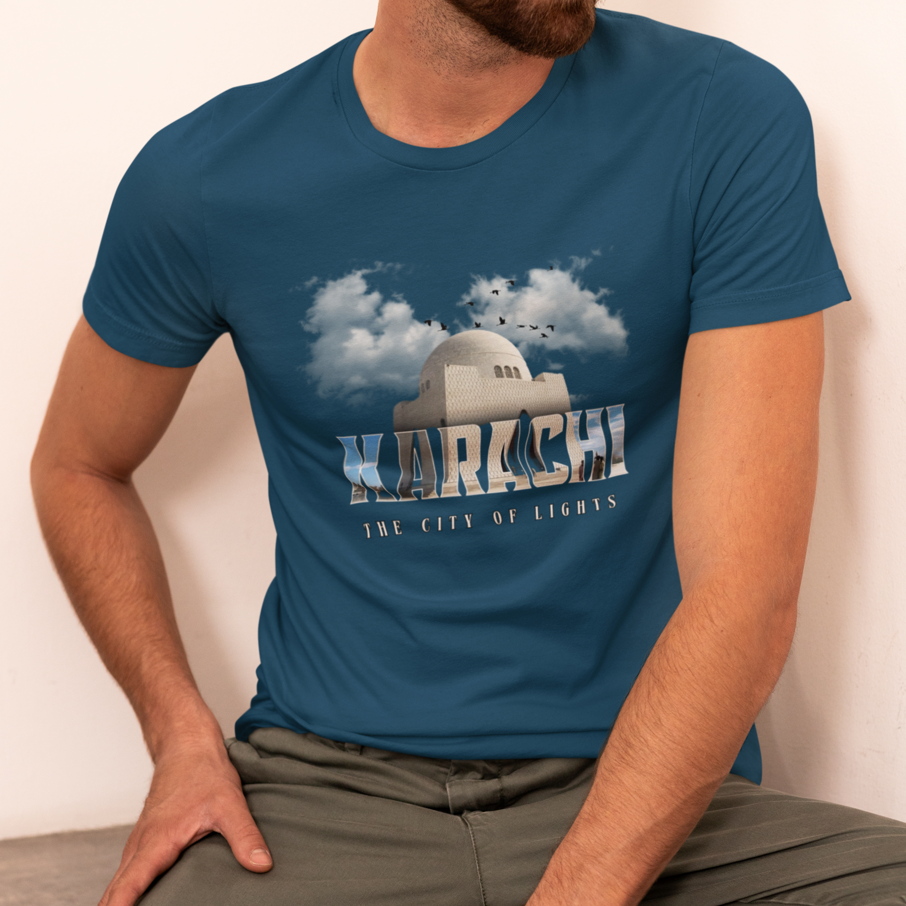 Karachi Print Round Neck T-Shirt