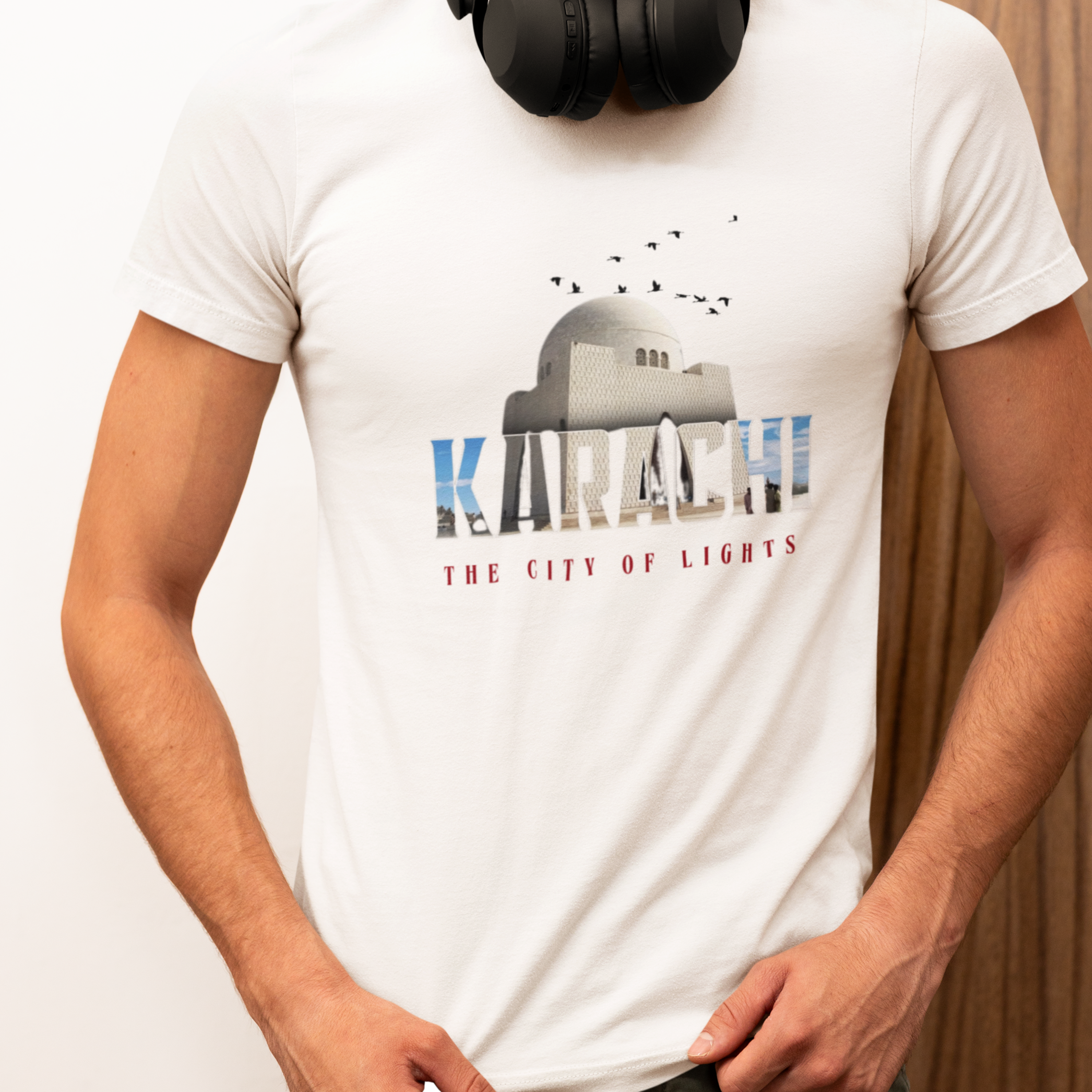 Karachi Print Round Neck T-Shirt