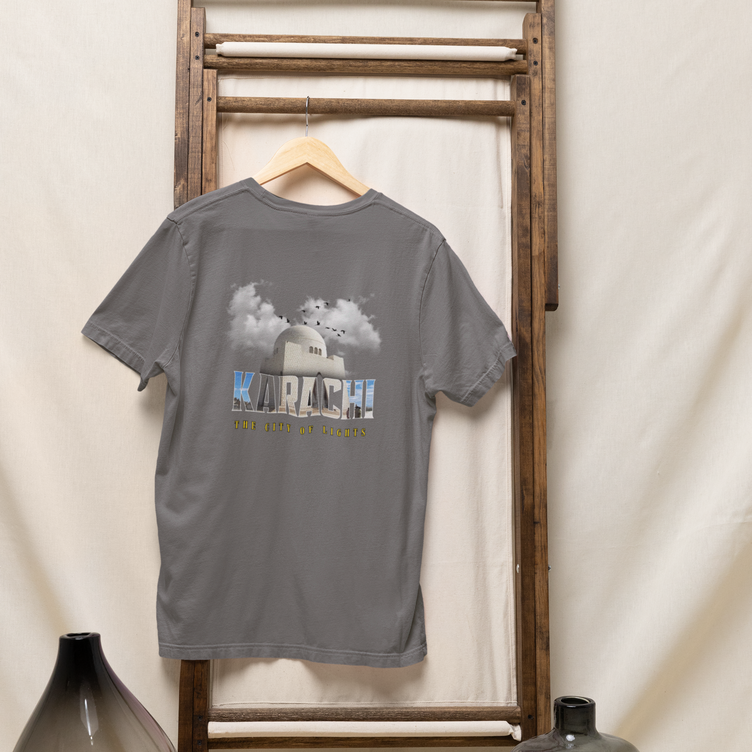 Karachi Print Round Neck T-Shirt