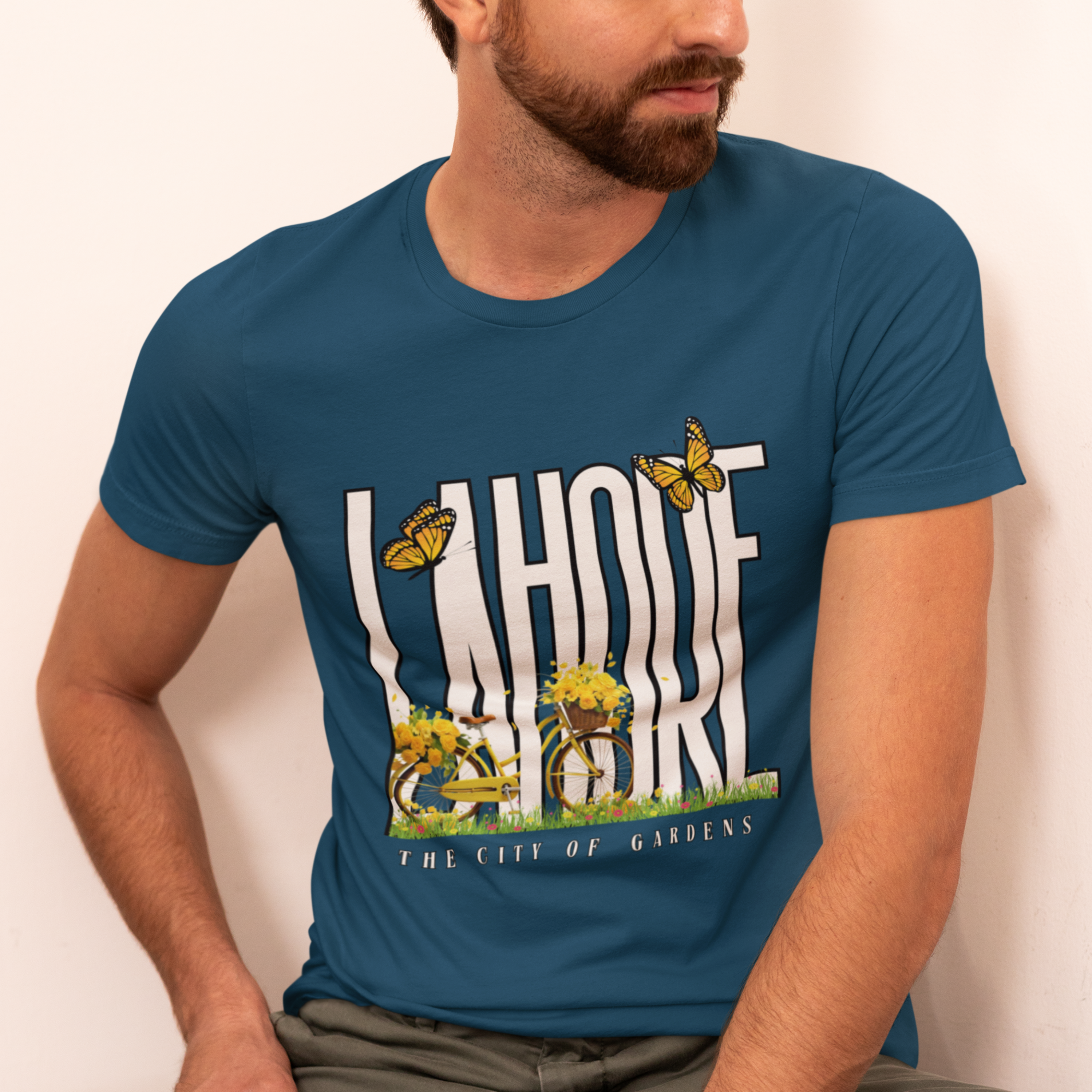 Lahore Print Round Neck T-Shirt