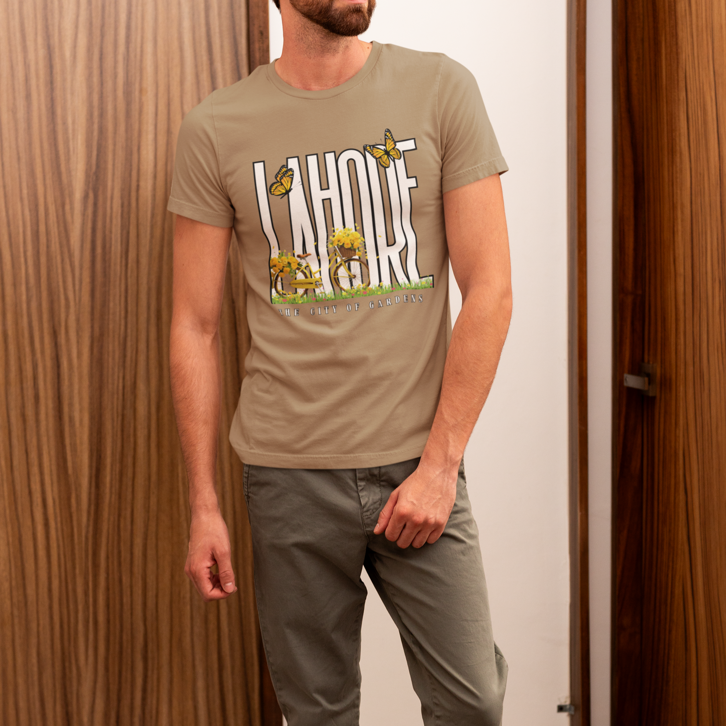 Lahore Print Round Neck T-Shirt