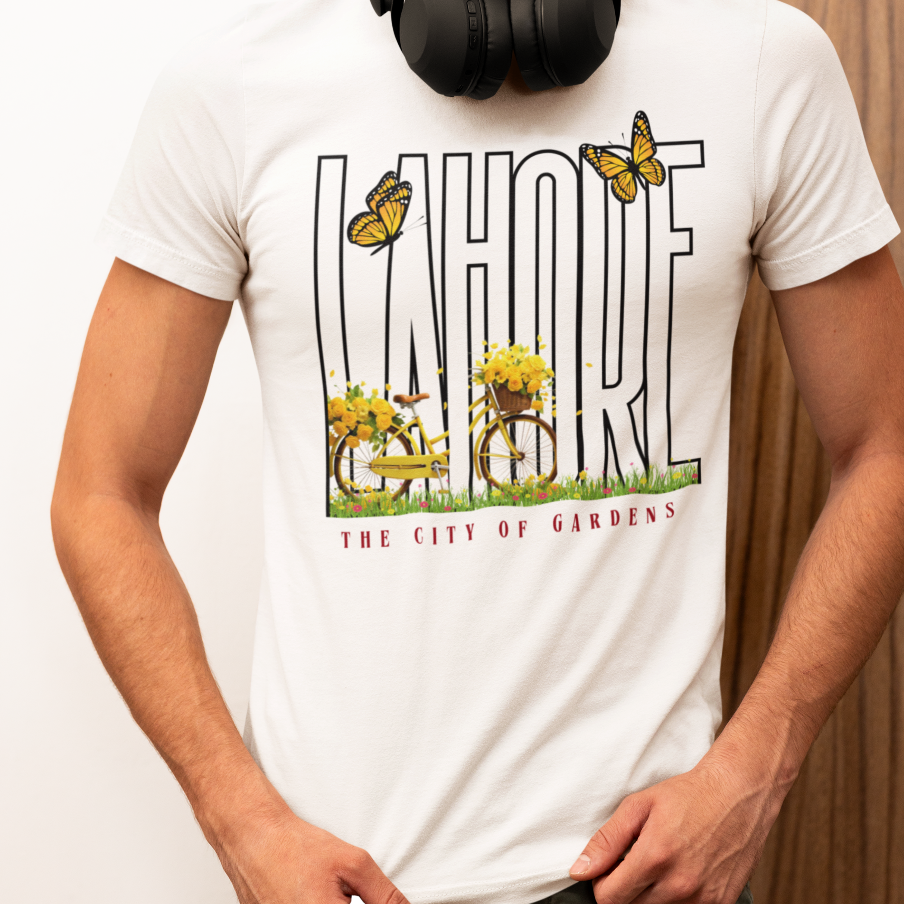 Lahore Print Round Neck T-Shirt