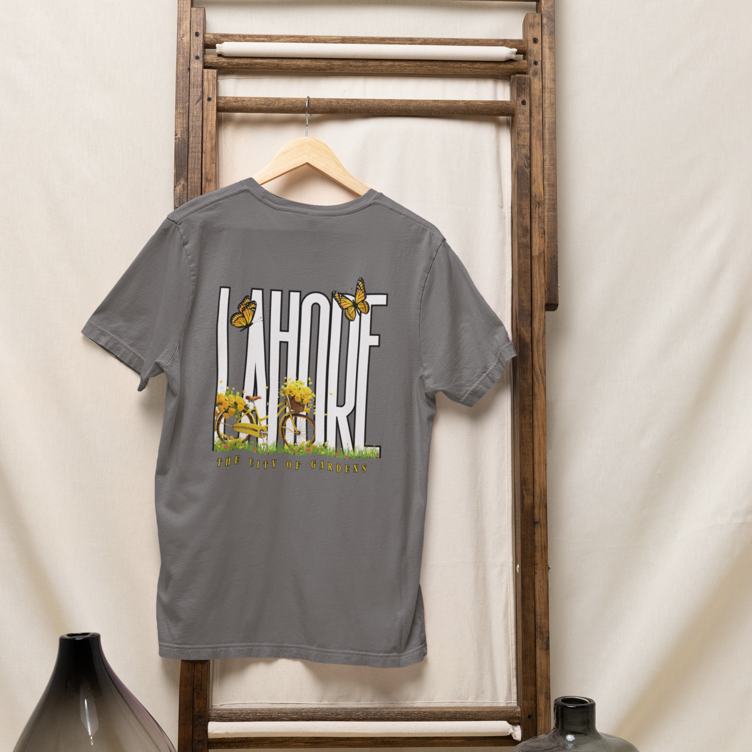 Lahore Print Round Neck T-Shirt