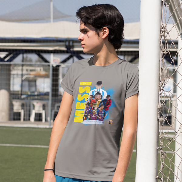 Messi Print Round Neck T-Shirt