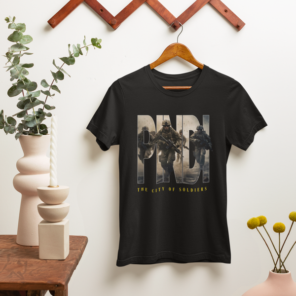 Pindi Print Round Neck T-Shirt
