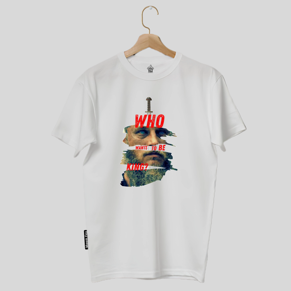 Ragnar Lothbrok Print Round Neck T-Shirt