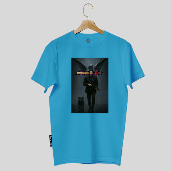 John Wick Print Round Neck T-Shirt